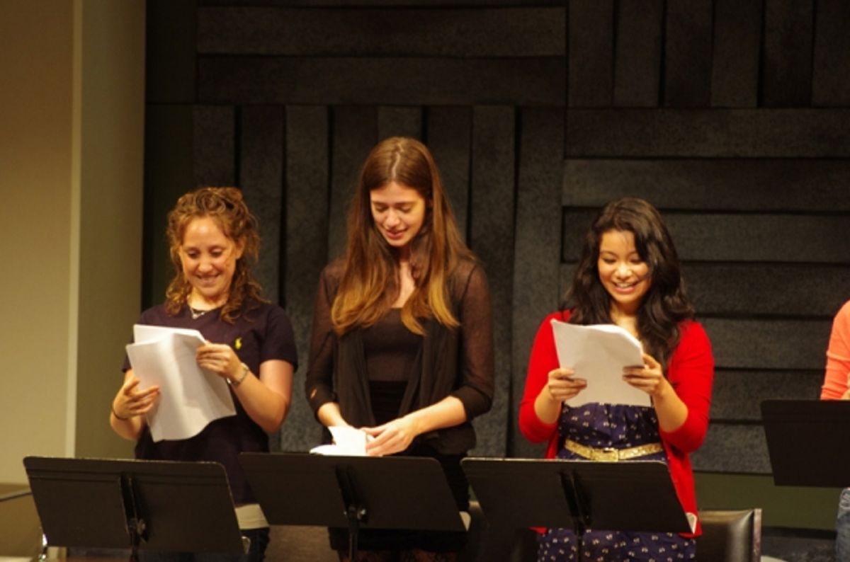 Emily Kratter, Lillian Rodriguez, and Iliana Inocencio at 