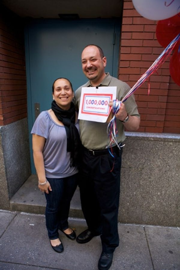 Yvelisse Fermin and her boyfriend, Alex Hellinger Photo
