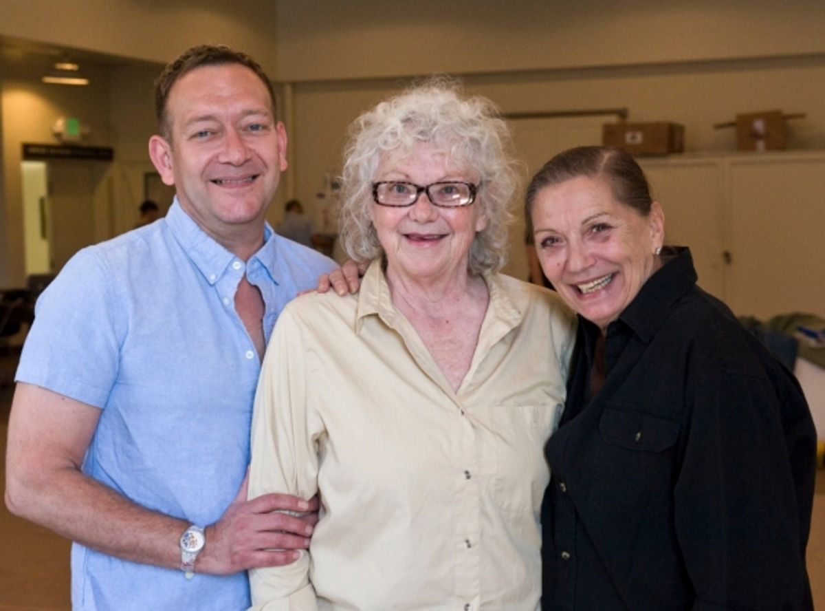 Michael John LaChiusa, Ellen Fitzhugh and Graciela Daniele at 