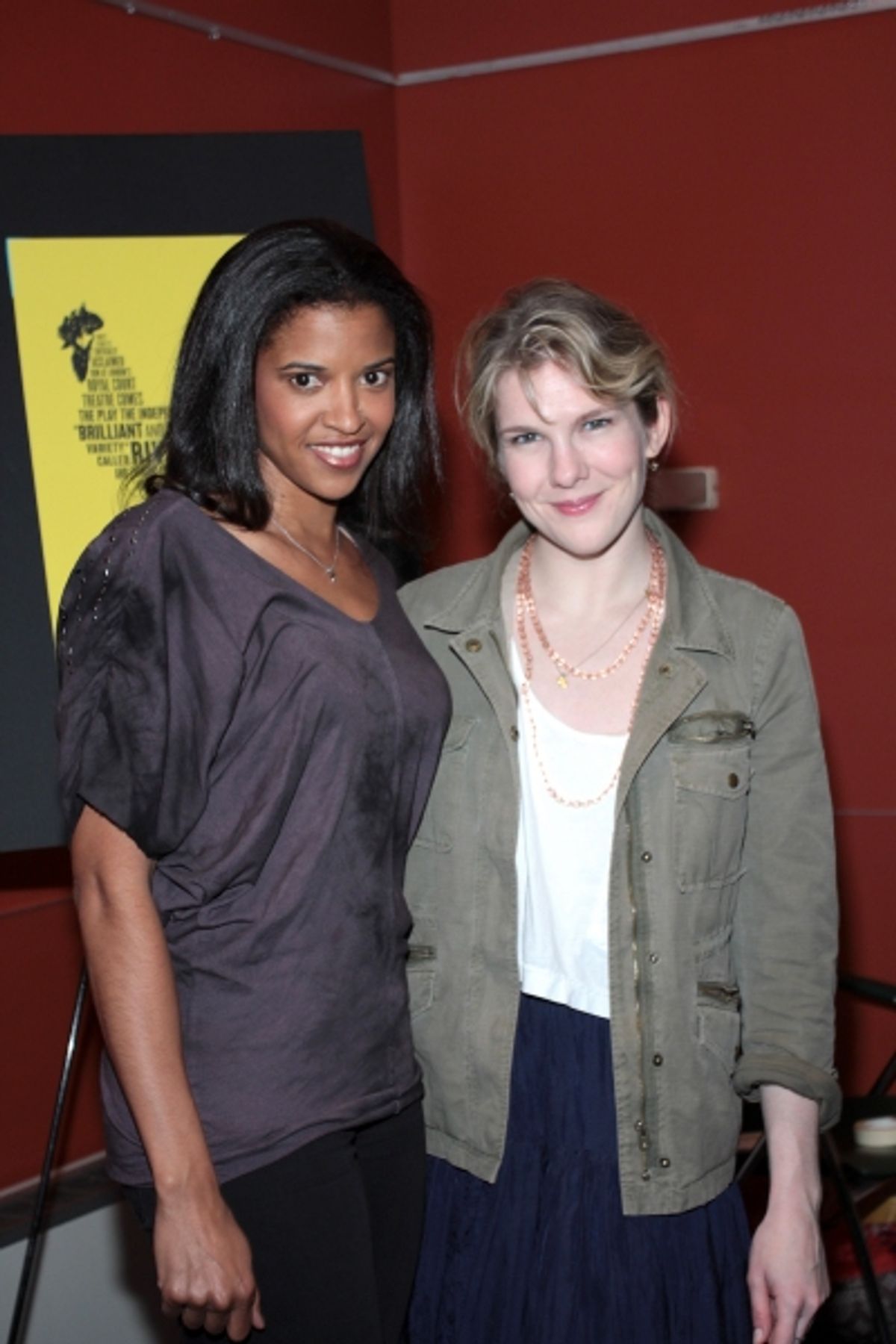 Renee Elise Goldsberry, Lily Rabe at 