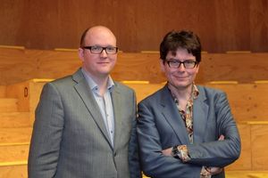 Mike Bartlett, James Macdonald @ BroadwayWorld Mike Bartlett, James Macdonald Photo