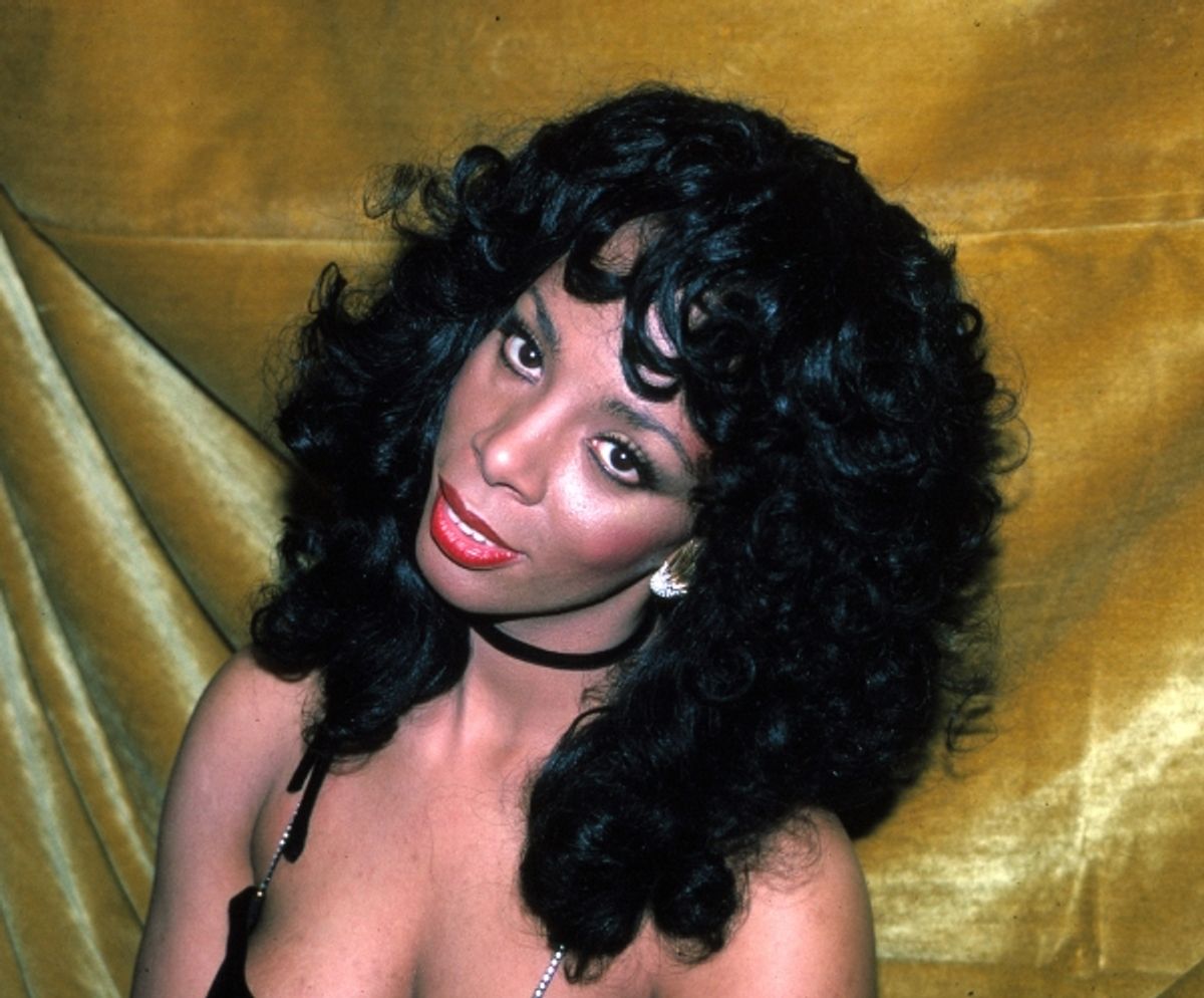 Donna Summer at the Savoy Theater in New York City. January 1983 at 