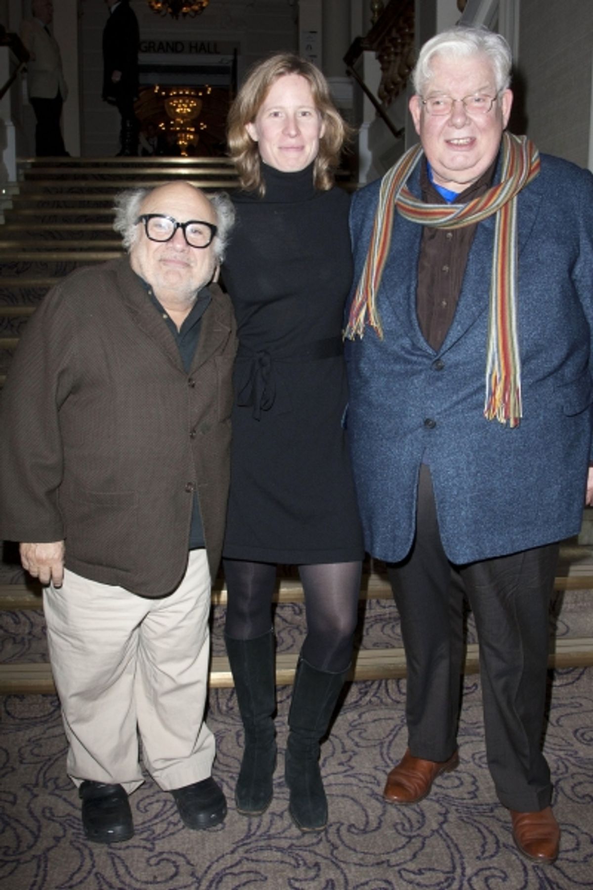Danny DeVito, Thea Sharrock and Richard Griffiths
 at 