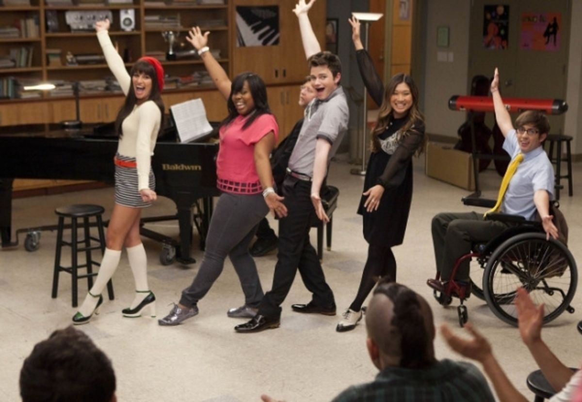 Cast of GLEE. Photo Credit: Adam Rose/FOX at 