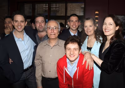 Santino Fontana, Director Peter DuBois, Yusef Bulos, Playwright Stephen Karam, Chris  Photo