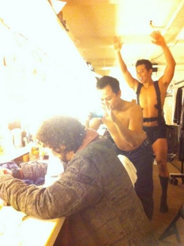 JESUS CHRIST SUPERSTAR's Lee Siegel ‏with Mike Nadajewski and Company Photo