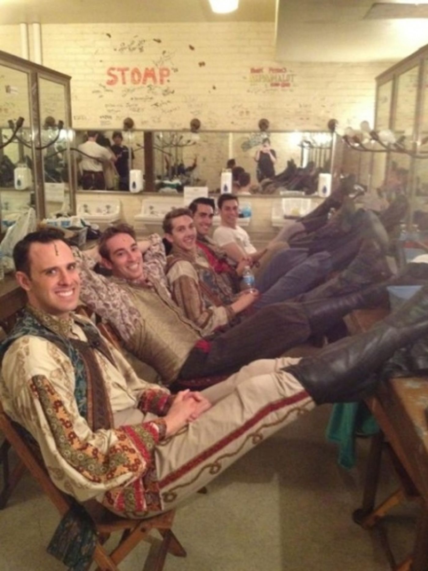 Photo Flash: New Saturday Intermission Pics - HOW TO SUCCEED, NEWSIES, BOOK OF MORMON and More!  Image