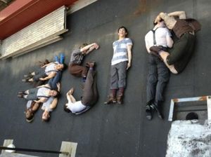 NEWSIES' Andrew Keenan-Bolger and Company Photo