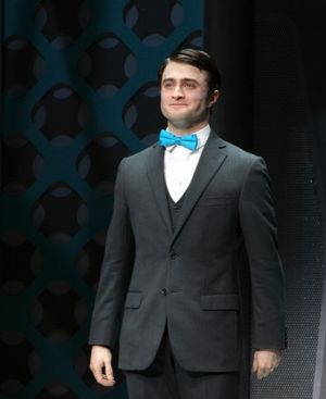 Daniel Radcliffe at opening night curtain call Photo