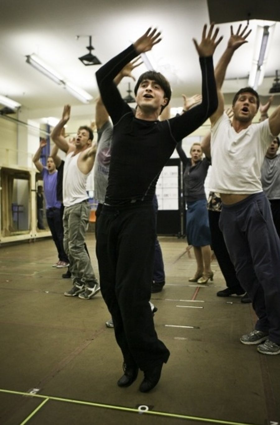 Photo Flashback: HOW TO SUCCEED Closes Today; A Look Back at the Three Finches Image