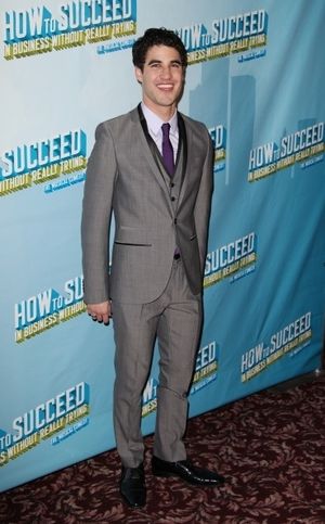 Darren Criss at his HOW TO SUCCEED debut @ BroadwayWorld Darren Criss at his HOW TO SUCCEED debut Photo