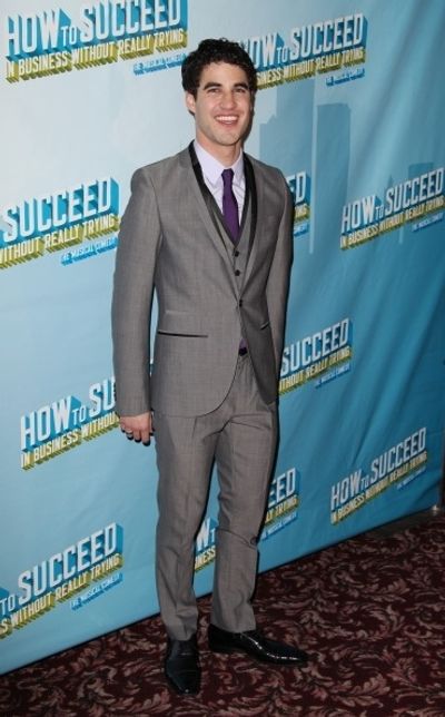 Darren Criss at his HOW TO SUCCEED debut Photo