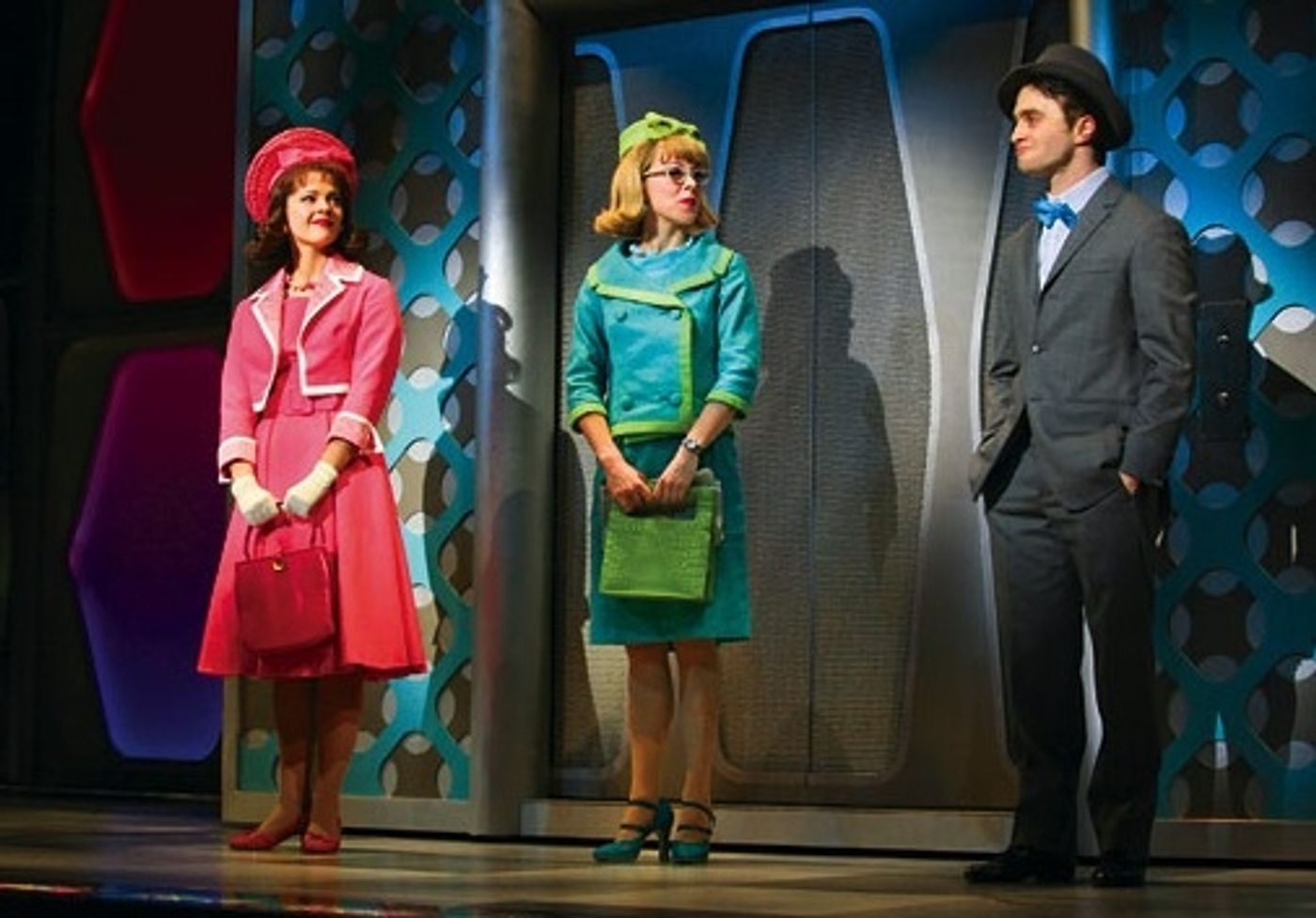 Photo Flashback: HOW TO SUCCEED Closes Today; A Look Back at the Three Finches Photo Flashback: HOW TO SUCCEED Closes Today; A Look Back at the Three Finches Image
