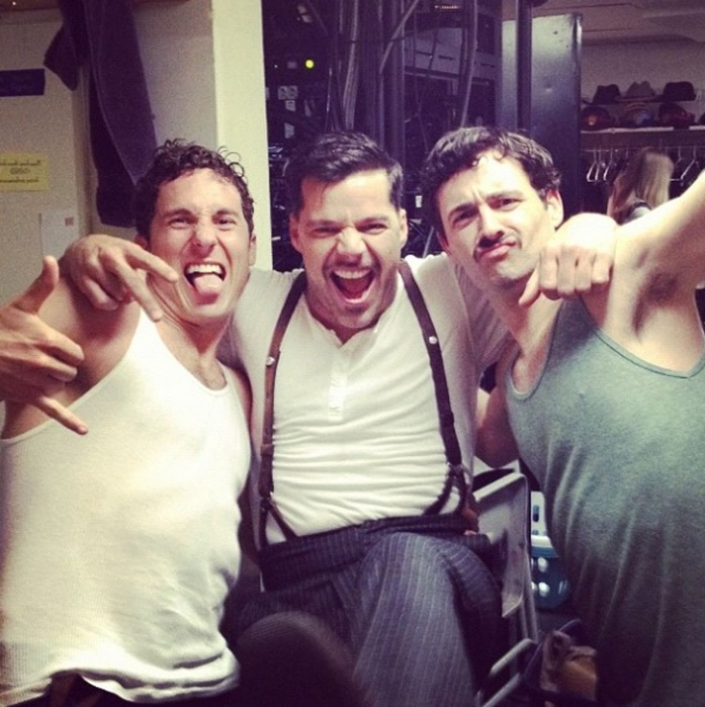 Photo Flash: Evening Saturday Intermission Pic Round-Up - Ricky Martin, NEWSIES and More!  Image