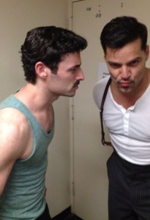 EVITA's Max von Essen ‏and Ricky Martin
@ BroadwayWorld EVITA's Max von Essen ‏and Ricky Martin
Photo