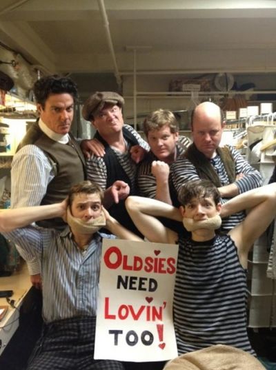 NEWSIES' Mark Aldrich and Company Photo