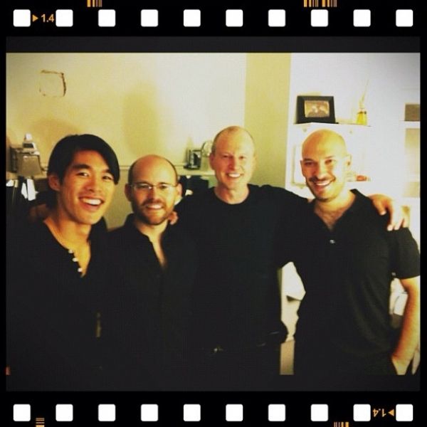 NEWSIES' Chris Kong, Mat Eisenstein ‏and Company Photo