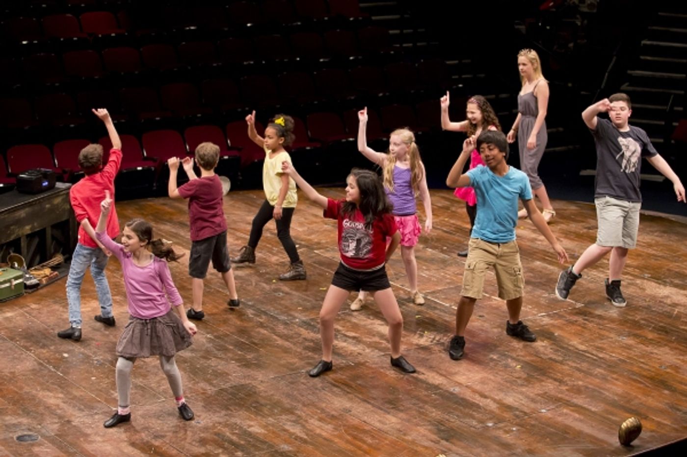 Photo Flash: The 'GODSPELL Cast of 2032' in Rehearsal!  Image