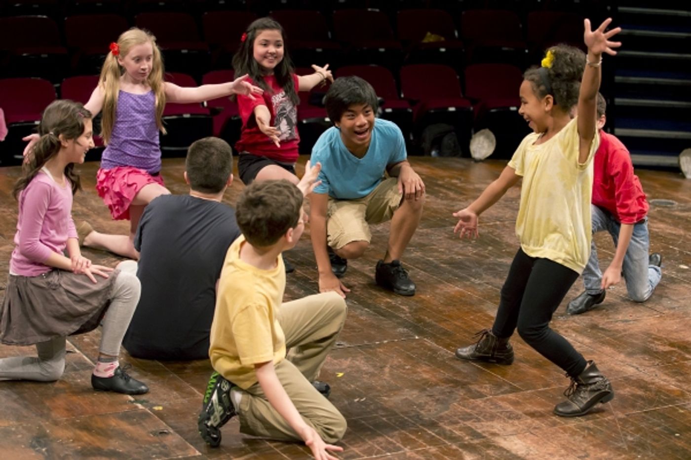 Photo Flash: The 'GODSPELL Cast of 2032' in Rehearsal!  Image