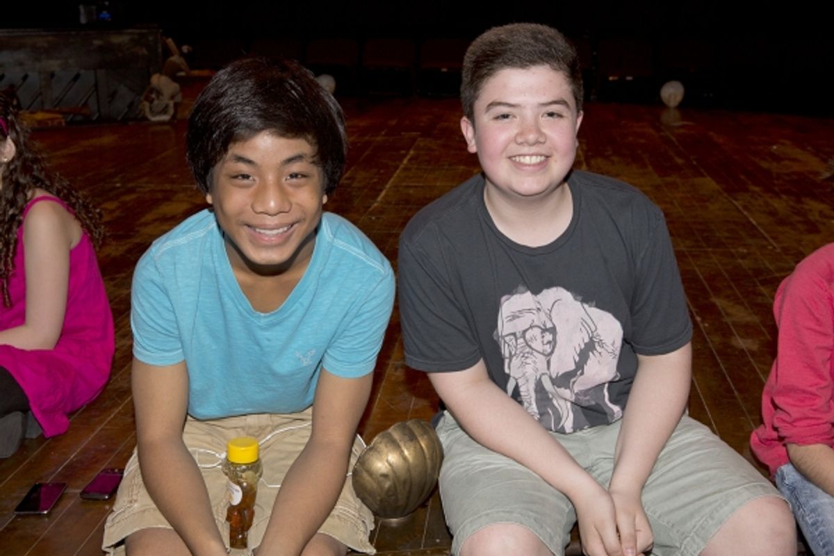 Jon Viktor Corpuz (Telly) and Danny Ward (John the Baptist) at 