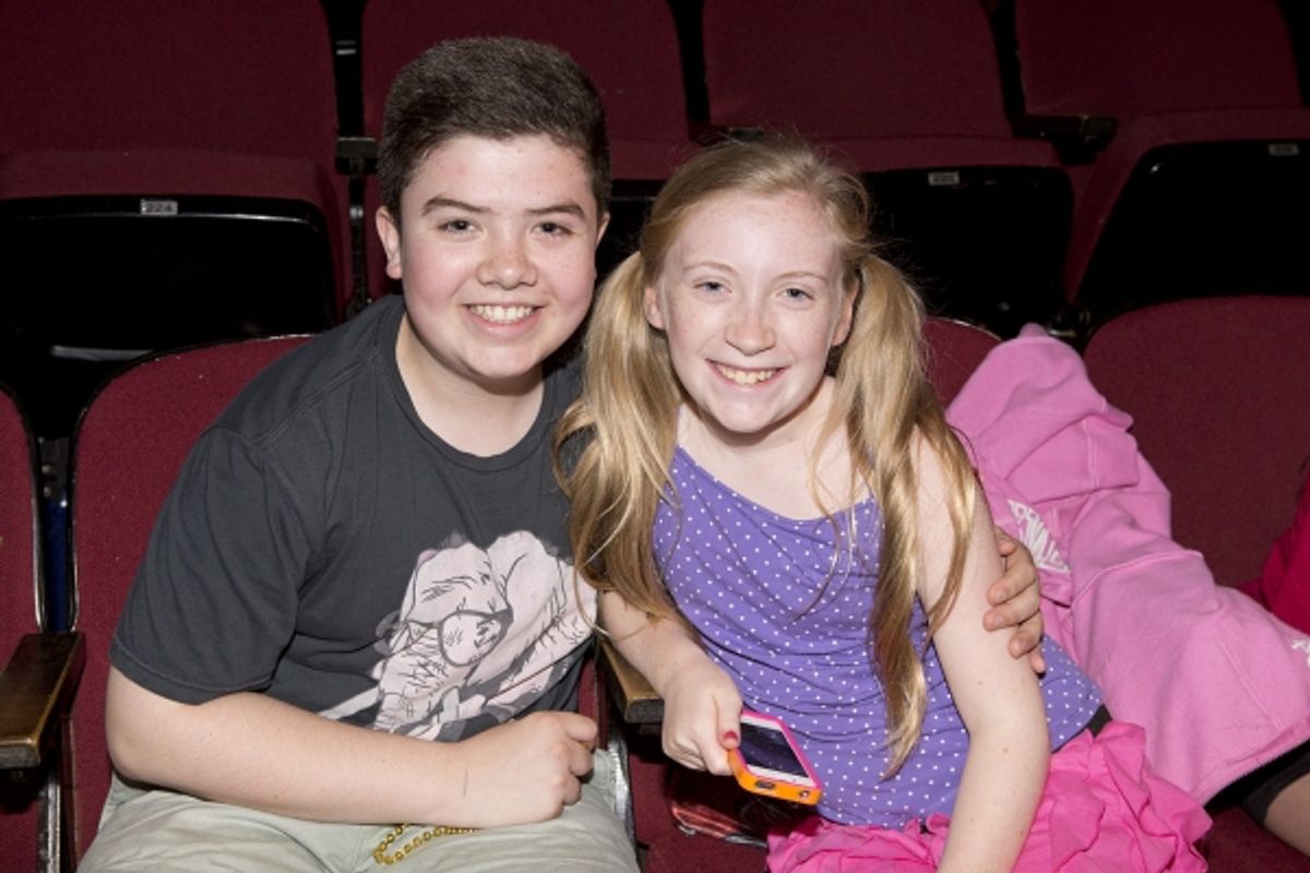 Danny Ward (John the Baptist) and Zoe Considine (Morgan) at 