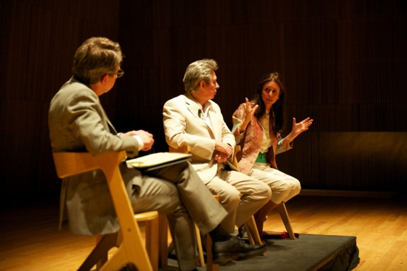Photo Flash: Music-Theatre Group Chats With Julie Taymor and Elliot Goldenthal Photo Flash: Music-Theatre Group Chats With Julie Taymor and Elliot Goldenthal Image