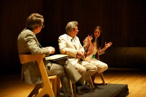 Thomas Schumacher, Elliot Goldenthal and Julie Taymor @ BroadwayWorld Thomas Schumacher, Elliot Goldenthal and Julie Taymor Photo