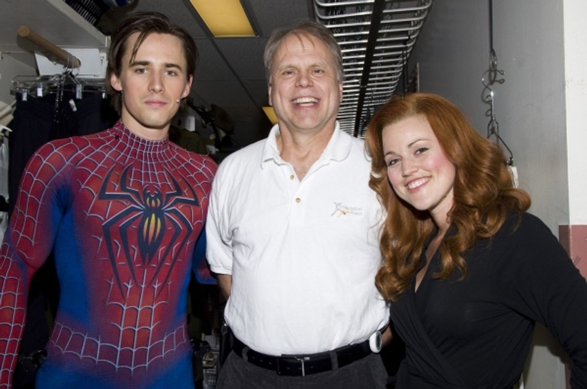 Dr. Kenneth Culver with Reeve Carney and Rebecca Faulkenberry at 