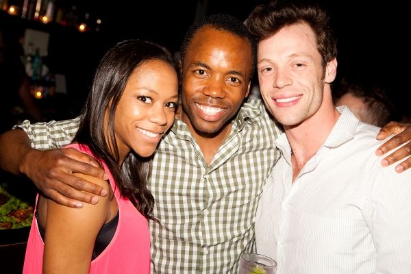 Nikki James, Michael James Scott and ??? Photo