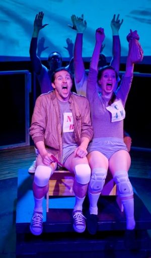 Josh Odor (front left), Sara Gorsky (front right) and the cast of Pine Box Theater Company's THE JAMMER @ BroadwayWorld Josh Odor (front left), Sara Gorsky (front right) and the cast of Pine Box Theater Co Photo