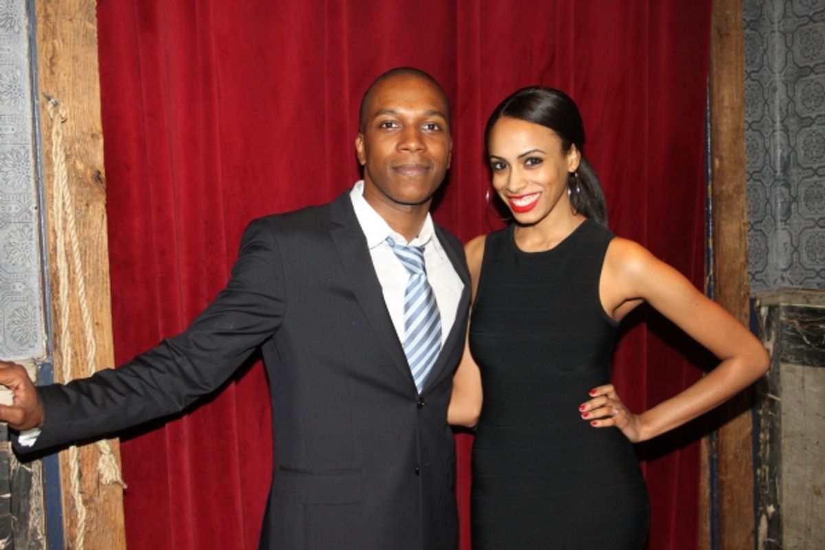 Leslie Odom Jr. and Nicolette Robinson
 at 