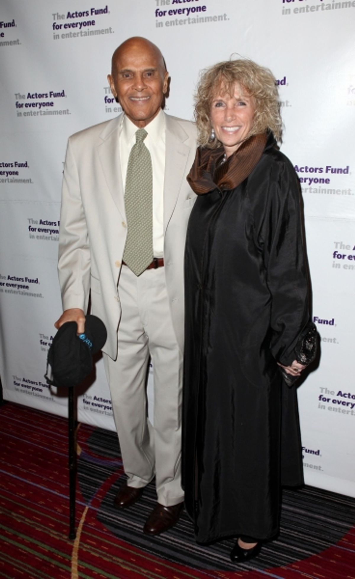 Harry Belafonte & wife Pamela  at 
