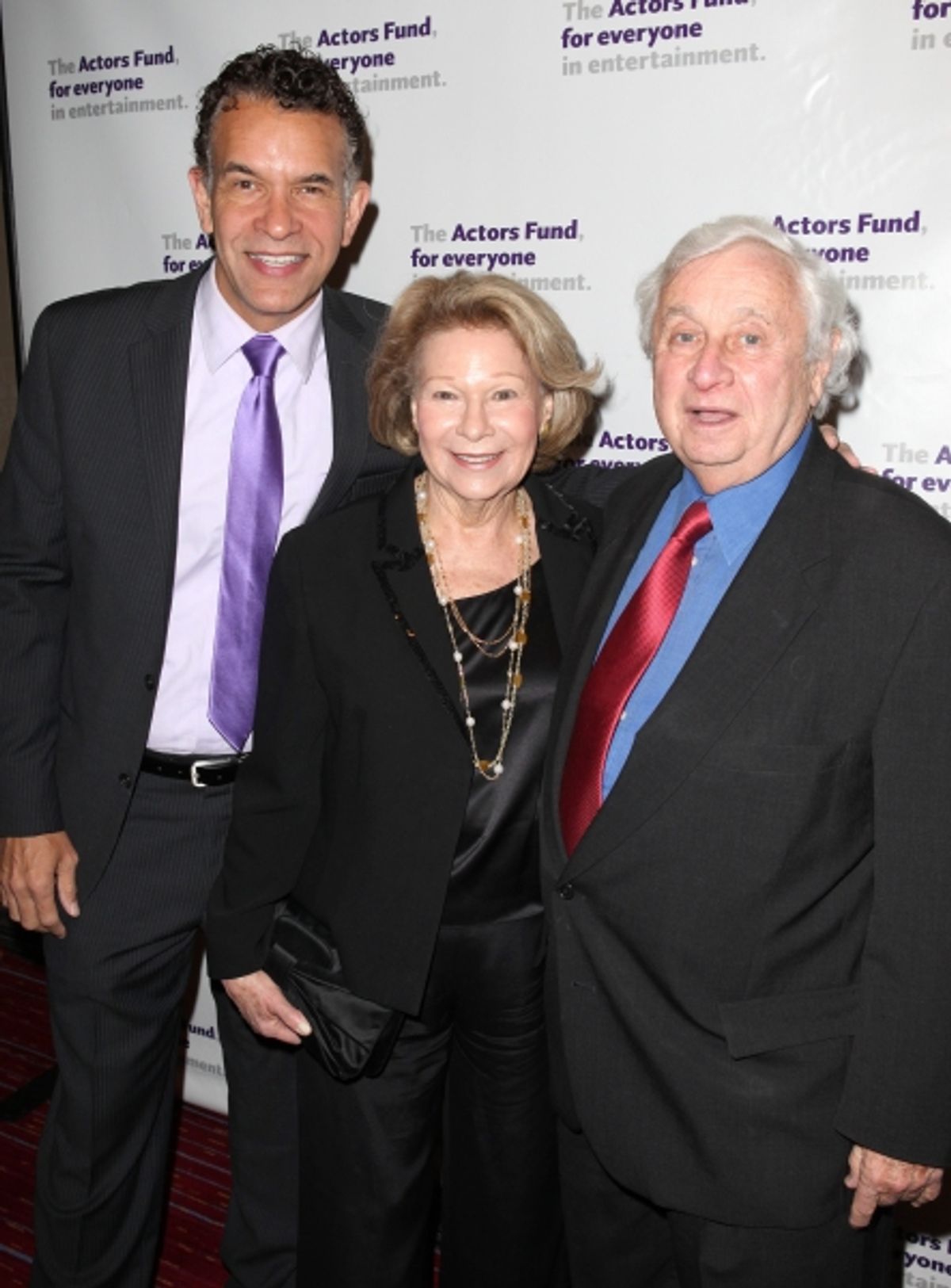 Brian Stokes Mitchell, David Steiner & wife Sylvia  at 