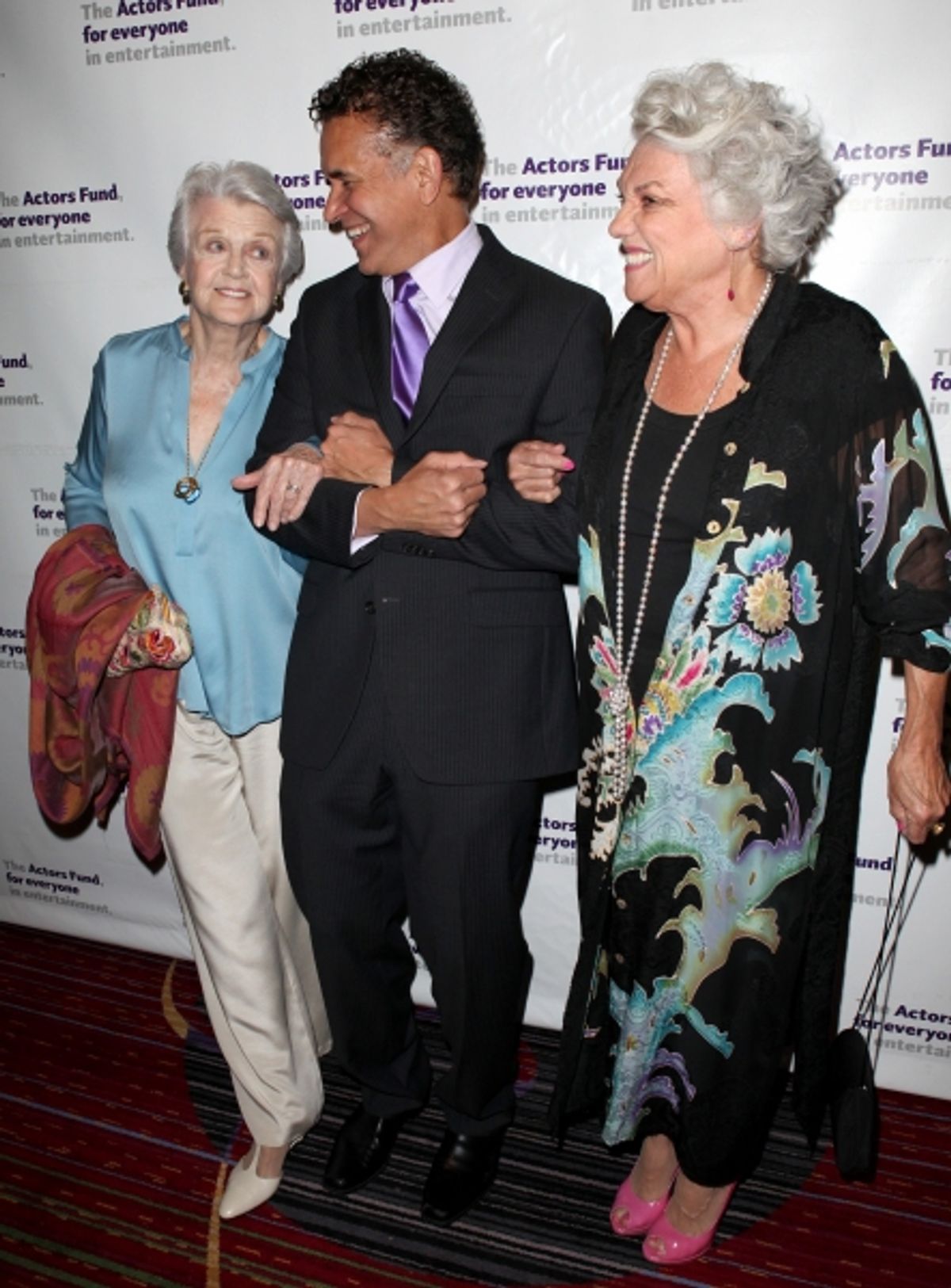 Angela Lansbury, Brian Stokes Mitchell & Tyne Daly  at 