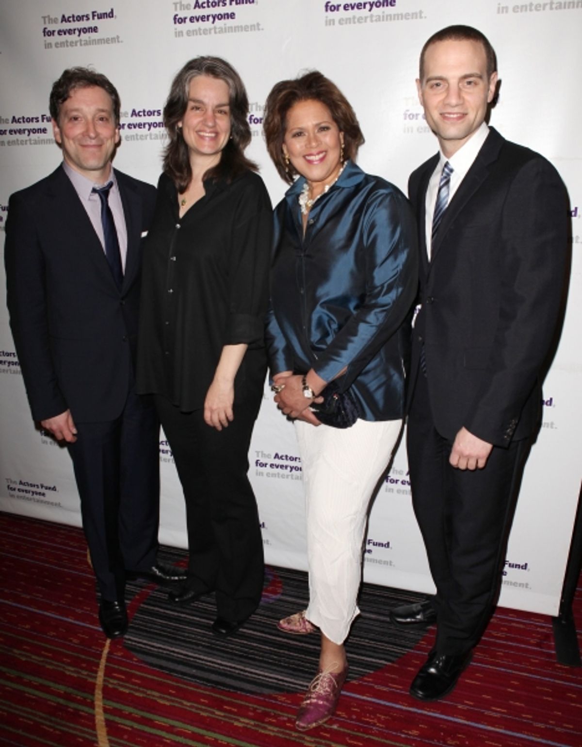 Jeremy Shamos, Pam MacKinnon, Anna Deavere Smith & Jordan Roth  at 
