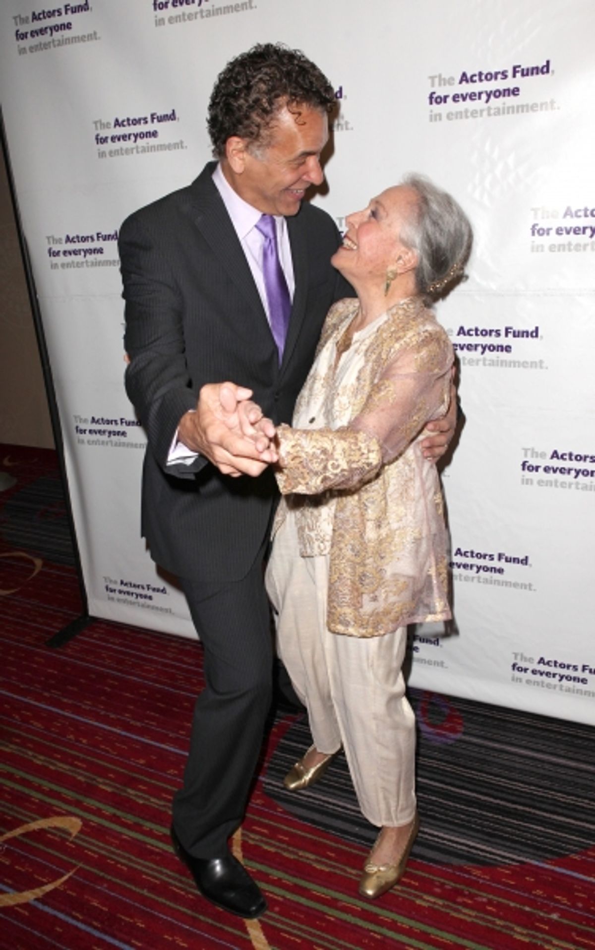 Brian Stokes Mitchell & Marge Champion  at 