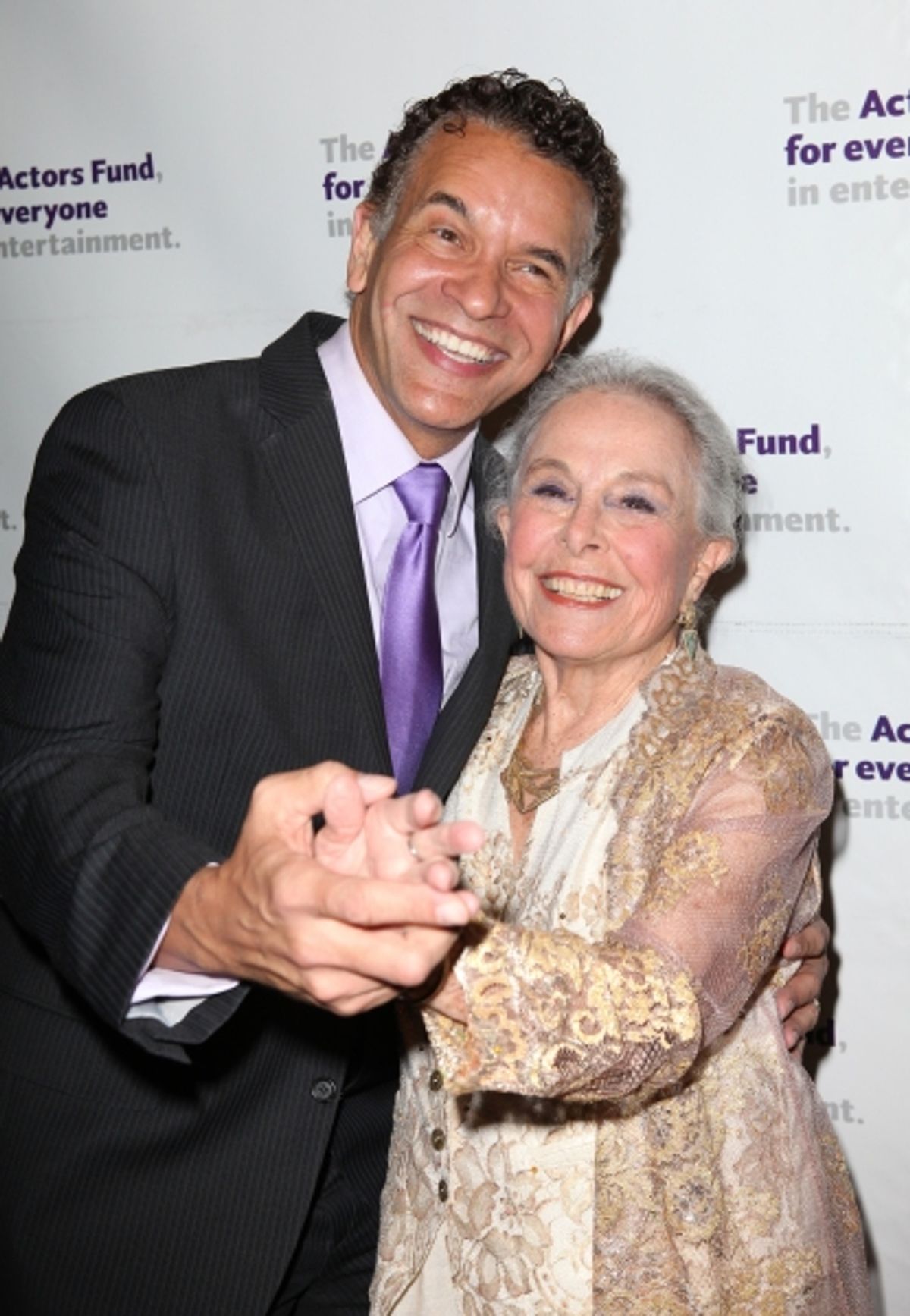 Brian Stokes Mitchell & Marge Champion  at 