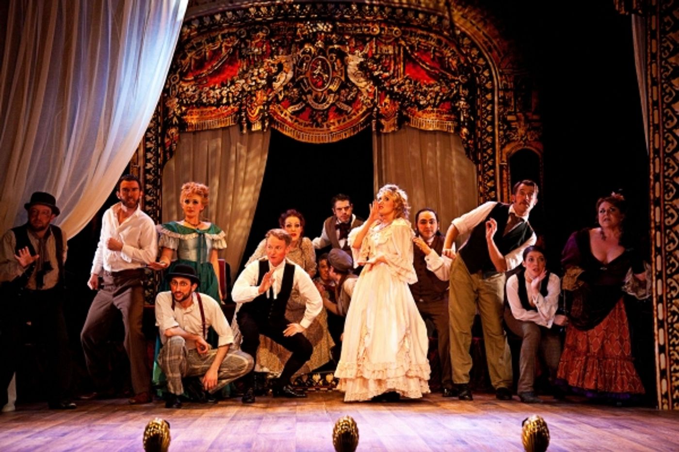 Photo Flash: Sneak Peek at Victoria Farley and Wendi Peters in THE MYSTERY OF EDWIN DROOD - Opens in West End Tonight  Image