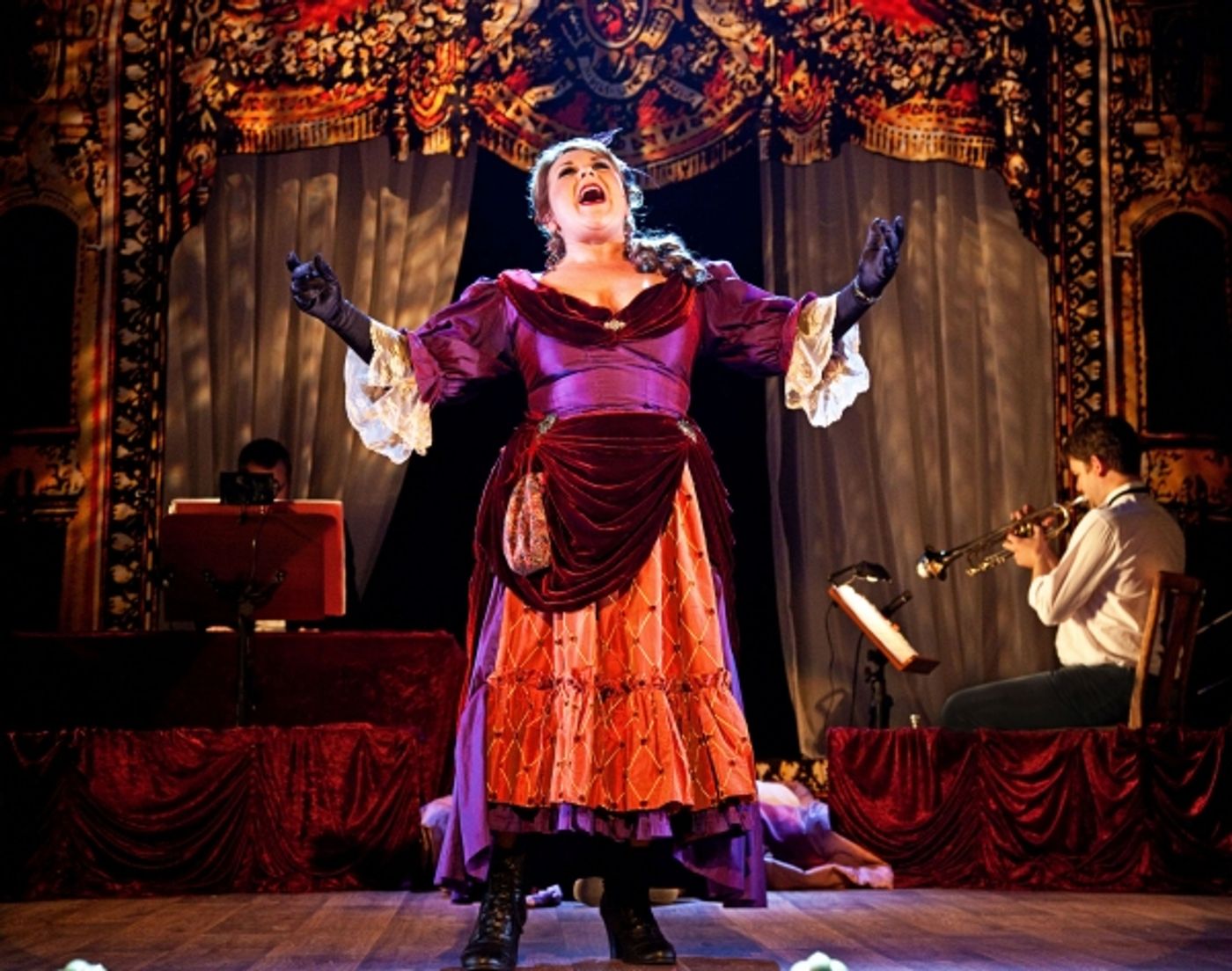 Photo Flash: Sneak Peek at Victoria Farley and Wendi Peters in THE MYSTERY OF EDWIN DROOD - Opens in West End Tonight  Image