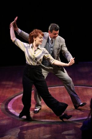 Kate Baldwin as Marian Paroo and Burke Moses as Harold Hill in Arena Stage at the Mead Center for American Theater @ BroadwayWorld Kate Baldwin as Marian Paroo and Burke Moses as Harold Hill in Arena Stage at the Mea Photo