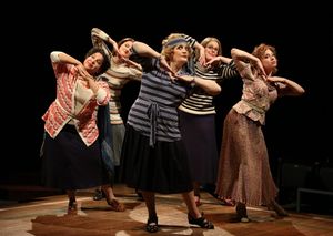 Rayanne Gonzales as Mrs. Squires, Tina Stafford as Alma Hix, Barbara Tirrell as Eulalie Mackecknie Shinn, Janet Aldrich as Maud Dunlop and Katerina Papacostas as Ethel Toffelmier in Arena Stage at the Mead Center for American Theater @ BroadwayWorld Rayanne Gonzales as Mrs. Squires, Tina Stafford as Alma Hix, Barbara Tirrell as Eulal Photo