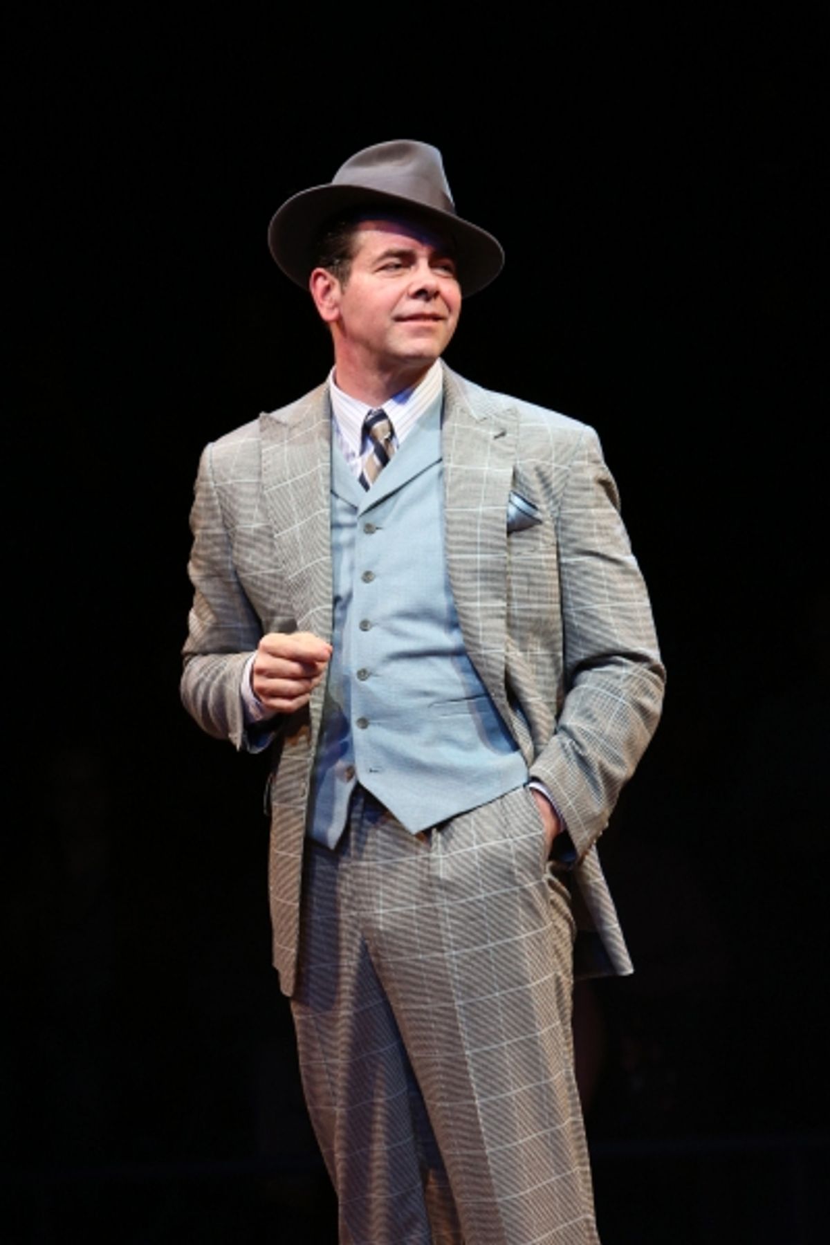 Burke Moses as Harold Hill in Arena Stage at the Mead Center for American Theater at 