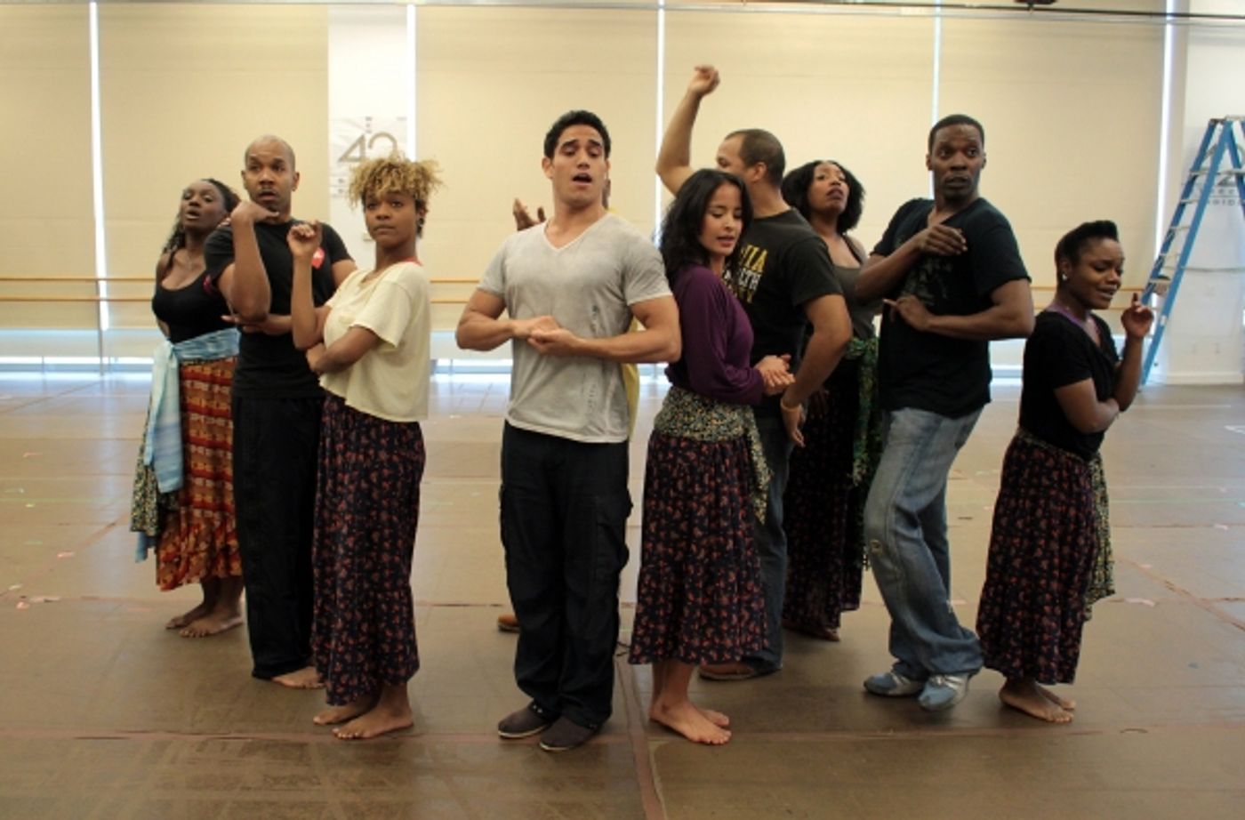 Photo Coverage: Thomas Kail, Stephen Flaherty et al. Preview Paper Mill's ONCE ON THIS ISLAND  Image