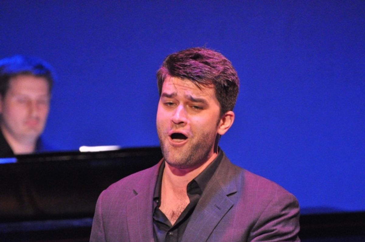 Ben Crawford at Matt Doyle, Betsy Wolfe, et al. in York Theatre Company's NEO 8