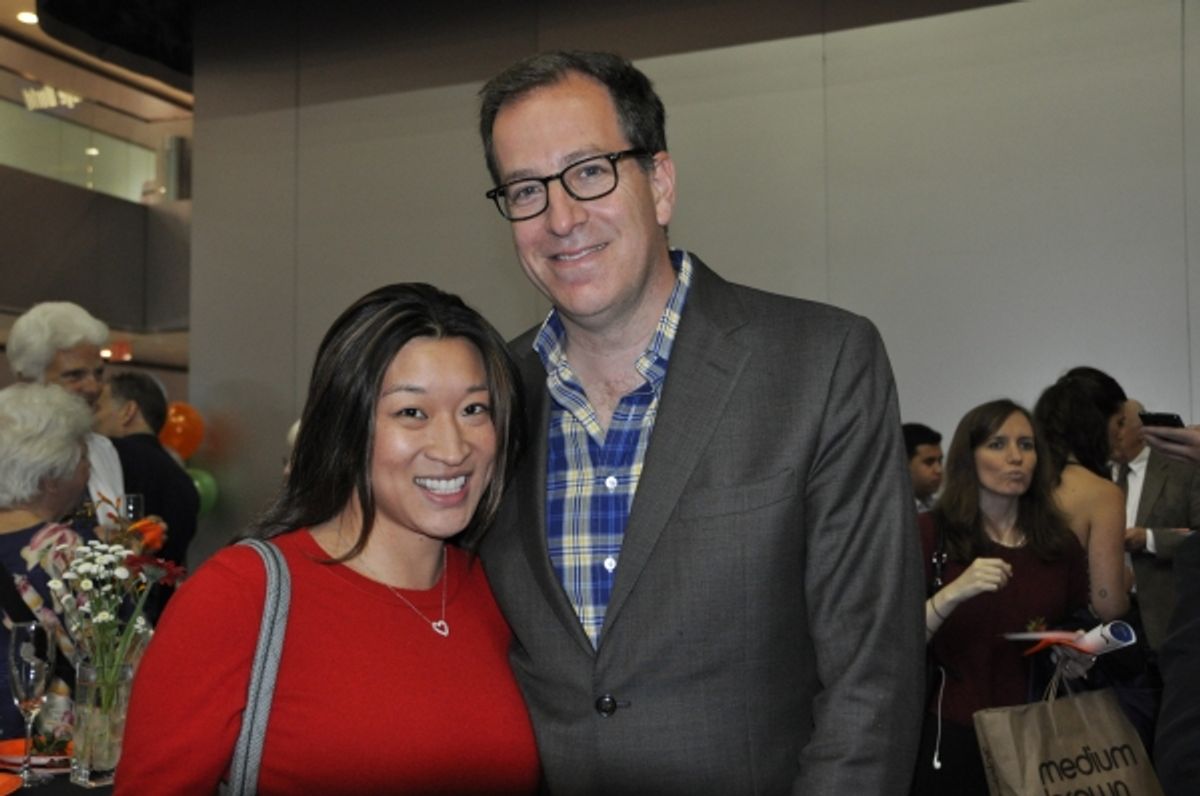 Lily Fan and Ted Sperling at Matt Doyle, Betsy Wolfe, et al. in York Theatre Company's NEO 8