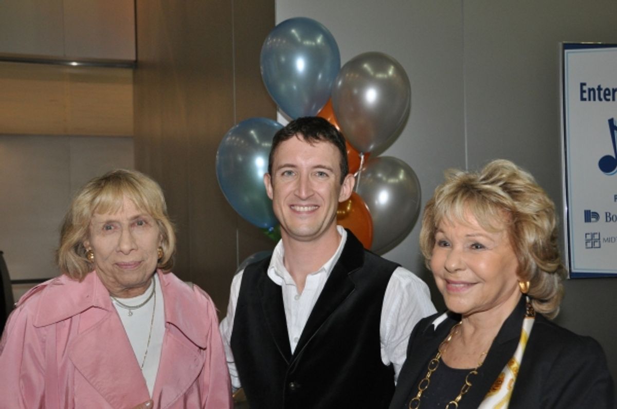 Lynne Lane, Andrew Gerle and Elisa Stein at Matt Doyle, Betsy Wolfe, et al. in York Theatre Company's NEO 8