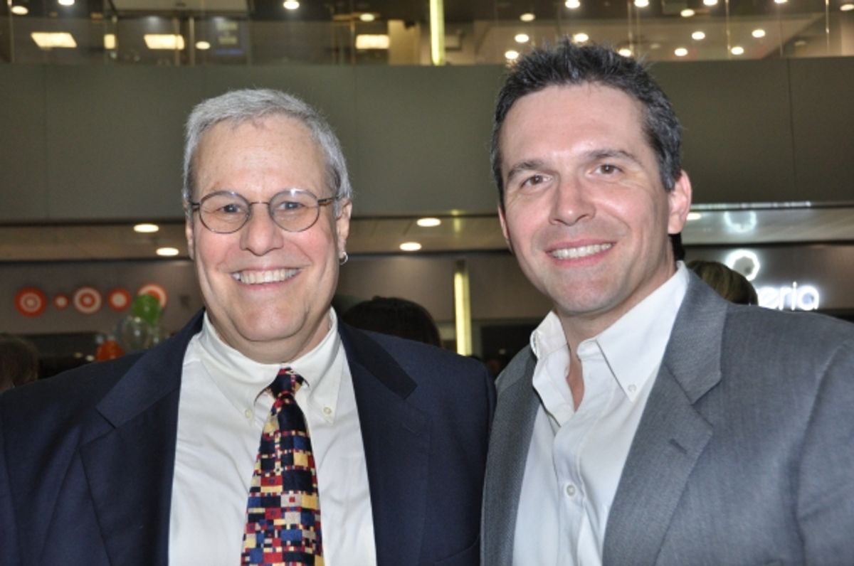 Robert Goldberg and Jim Kierstead at Matt Doyle, Betsy Wolfe, et al. in York Theatre Company's NEO 8