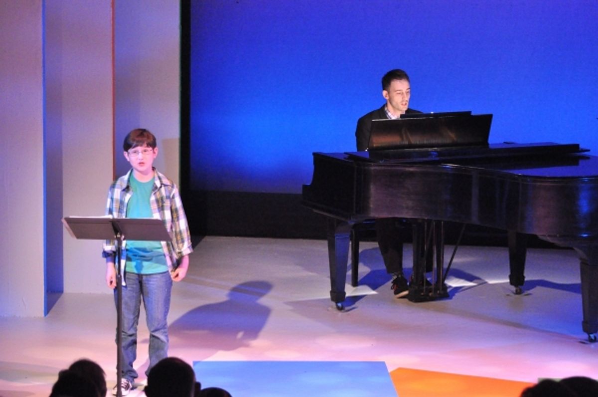 Jake Kitchin and Joe Kinosian at Matt Doyle, Betsy Wolfe, et al. in York Theatre Company's NEO 8