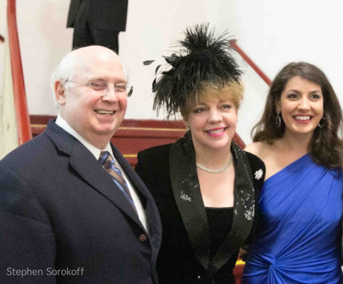 Town Hall Artistic Director Larry Zucker, KT Sullivan, Jennifer Sheehan at 