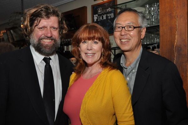 Public Theater Artistic Director Oskar Eustis, Mary Jo Shen and Ted Shen Photo